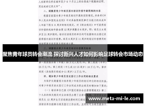 聚焦青年球员转会潮流 探讨新兴人才如何影响足球转会市场动态