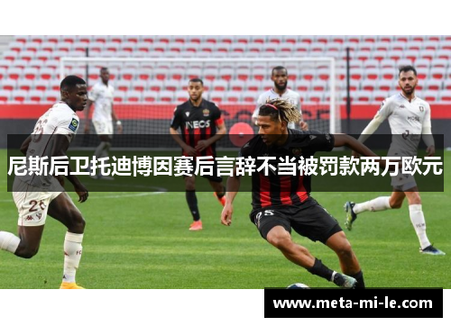 尼斯后卫托迪博因赛后言辞不当被罚款两万欧元